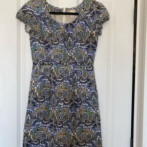 J. Crew Paisley Suiting Dress - EUC